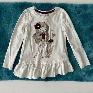 Isaac Mizrahi Girls Long Sleeve Shirt Size 4